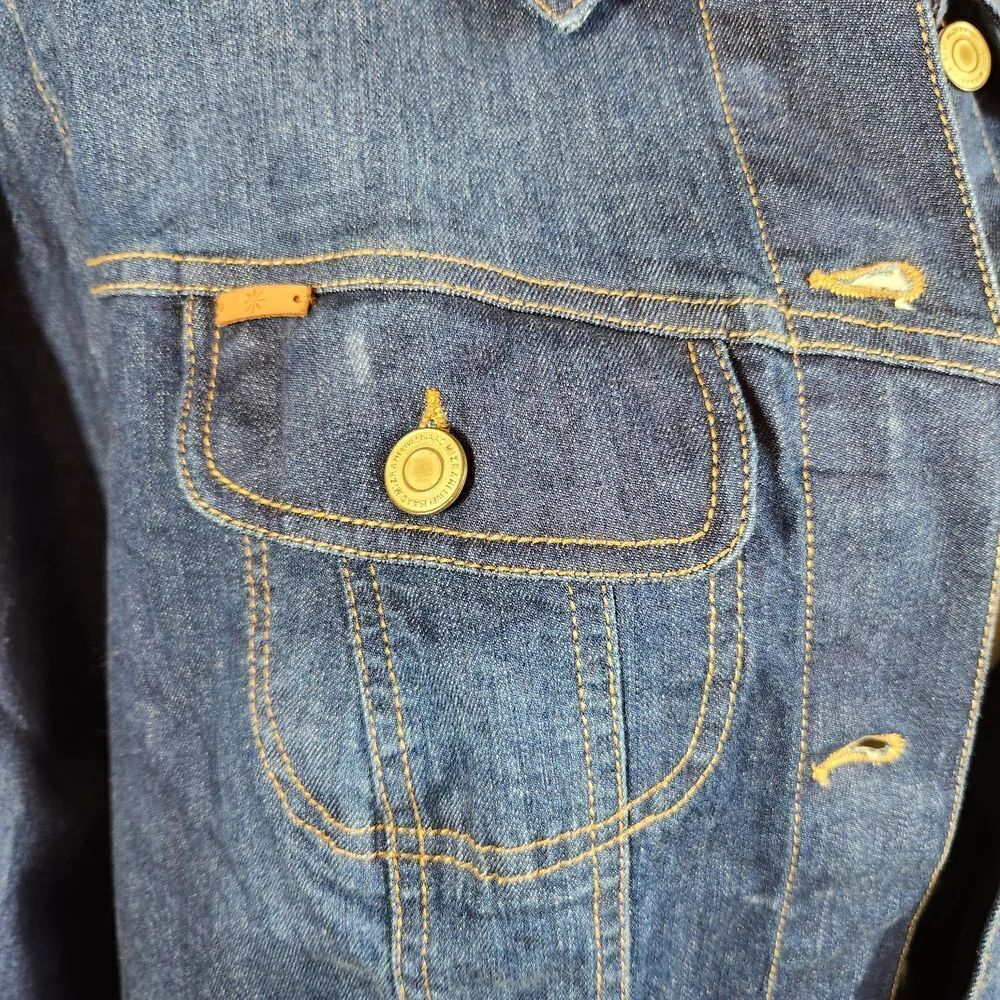 Isaac Mizrahi Jacket Classic Blue Jean Jacket, Sz 20W - Picture 7 of 13
